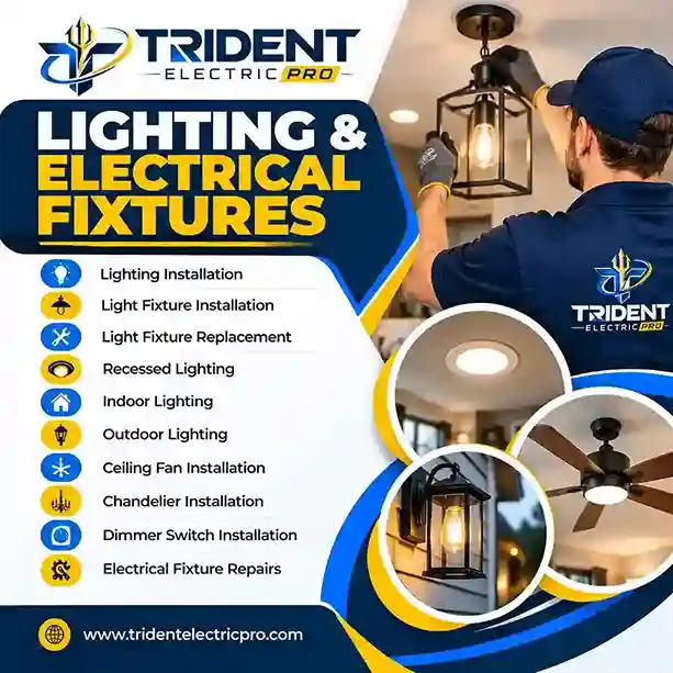 Lighting and electrical fixtures services graphic