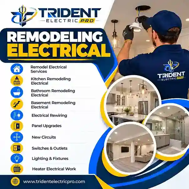 Remodeling electrical services graphic