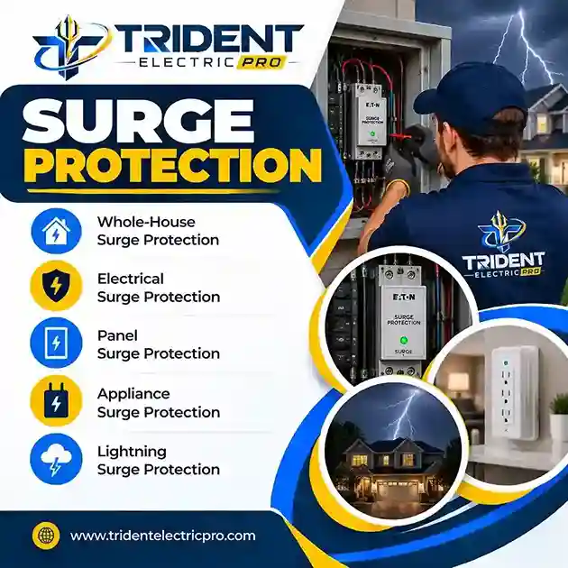 Whole-house surge protection services graphic